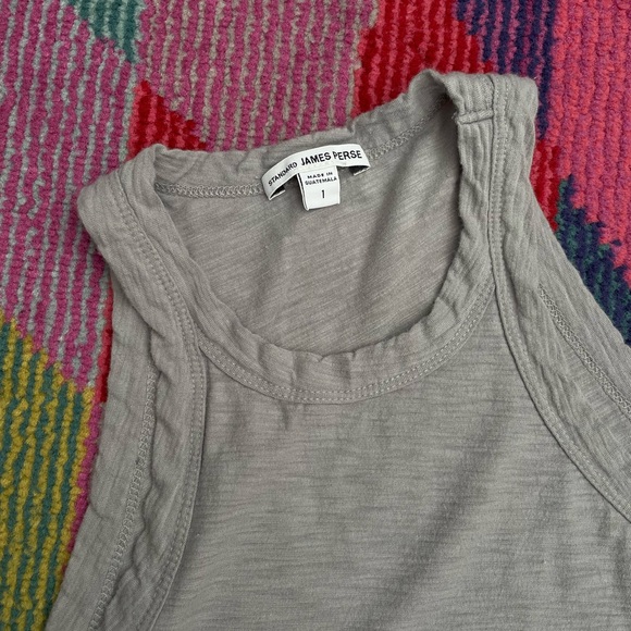 James Perse Heathered Tank Top - Picture 4 of 4
